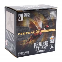 Federal Premium Prairie Storm 20ga. 2-3/4" 1oz. #4 Lead Ammunition, 25 Round Box