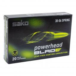 Sako Powerhead Blade .30-06 Springfield 170gr. Lead Free Ammunition, 20 Round Box