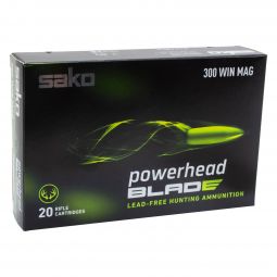 Sako Powerhead Blade .300 Win Mag 170gr. Lead Free Ammunition, 20 Round Box