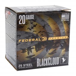 Federal Black Cloud 20ga. 3" 1oz. #2 Shot, 25 Round Box