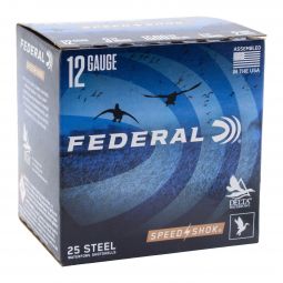 Federal Speed Shok Steel 12ga. 3.5" 1-1/2oz. #2 Shot, 25 Round Box