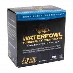 Apex Ammunition Waterfowl, 12ga. 3" 1-1/4oz. #2 Steel / #7.5 TSS Shot, 25 Round Box