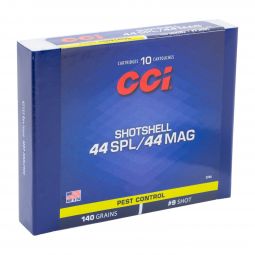 CCI Shotshell 44 SPL/44 Mag #9 Shot Ammunition, 10 Round Box