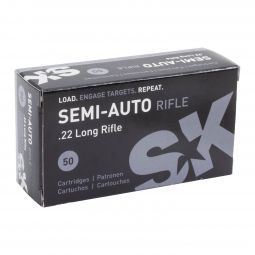 SK Semi-Auto Rifle .22LR 40gr. Ammunition, 50 Round Box