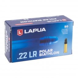 Lapua Polar Biathlon .22LR 40gr. Ammunition, 50 Round Box