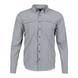 Benelli Long Sleeve Shooting Shirt, Light Gray