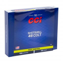 CCI Shotshell 45 Colt #9 Shot Ammunition, 10 Round Box