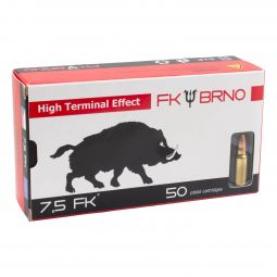 FK BRNO 7.5 FK F5 High Velocity 95gr. Copper Hollow Point Ammunition, Box of 50