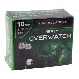 Liberty Ammunition Liberty Overwatch 10mm 70gr. Ammunition, 20 Round Box