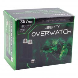 Liberty Ammunition Liberty Overwatch 357 Mag 70gr. Ammunition, 20 Round Box