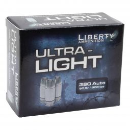 Liberty Ammunition Ultra-Light 380 Auto 50gr. Ammunition, 20 Round Box