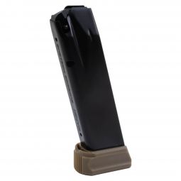 Canik TP9 Series Full Size 9mm Magazine, 20 Round w/ FDE Extension