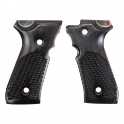 Altamont Beretta 92 Grips, Classic Panel Super Walnut Checkered