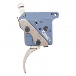 Timney The Hit Remington 700 Trigger, Left Handed, Curved Nickel Plated Trigger