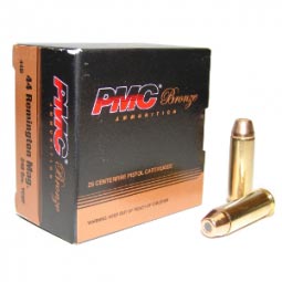 PMC Bronze 240 Grain 44 REM MAG Ammunition 25 Round Box