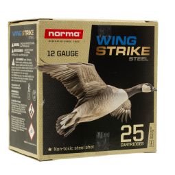 Norma Wingstrike Steel 12ga. 3" 1-1/4oz. #5 Shot Ammunition, 25 Round Box