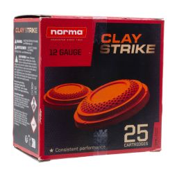 Norma Claystrike 12ga. 2-3/4" 7/8oz. #7.5 Shot Ammunition, 25 Round Box