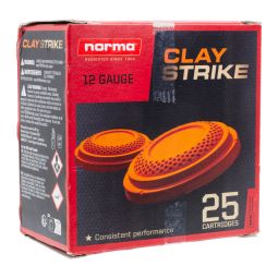 Norma Claystrike 12ga. 2-3/4" 1oz. #8 Shot Ammunition, 25 Round Box