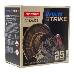 Norma Wingstrike 12ga. 2-3/4" 1-1/8oz. #5 Shot Ammunition, 25 Round Box