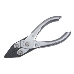 Gesswein Parallel Action Pliers 5", Flat Nose Serrated