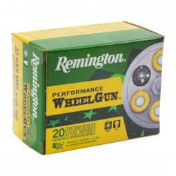 Remington Performance WheelGun 32 H&R Mag 95gr. Ammunition, 20 Round Box