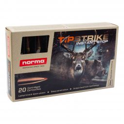 Norma TipStrike 270 Win 140gr. Ammunition, 20 Round Box