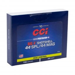 CCI Big 4 Shotshell 44 SPL/44 Mag #4 Shot Ammunition, 10 Round Box