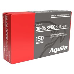 Aguila 30-06 Sprg. 150gr. Soft Point Ammunition, 20 Round Box