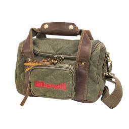 Benelli Lodge Range Bag,  Olive Waxed Cotton