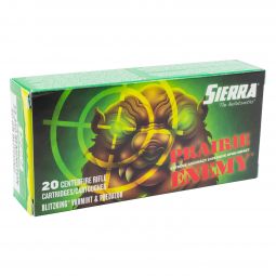 Sierra Prairie Enemy 22-250 Rem 50gr. BlitzKing Ammunition, 20 Round Box