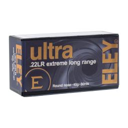 Eley Ultra Extreme Long Range .22LR 40gr. Ammunition, 50 Round Box