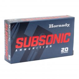 Hornady 350 Legend Subsonic 250gr. Sub-X Ammunition, 20 Round Box