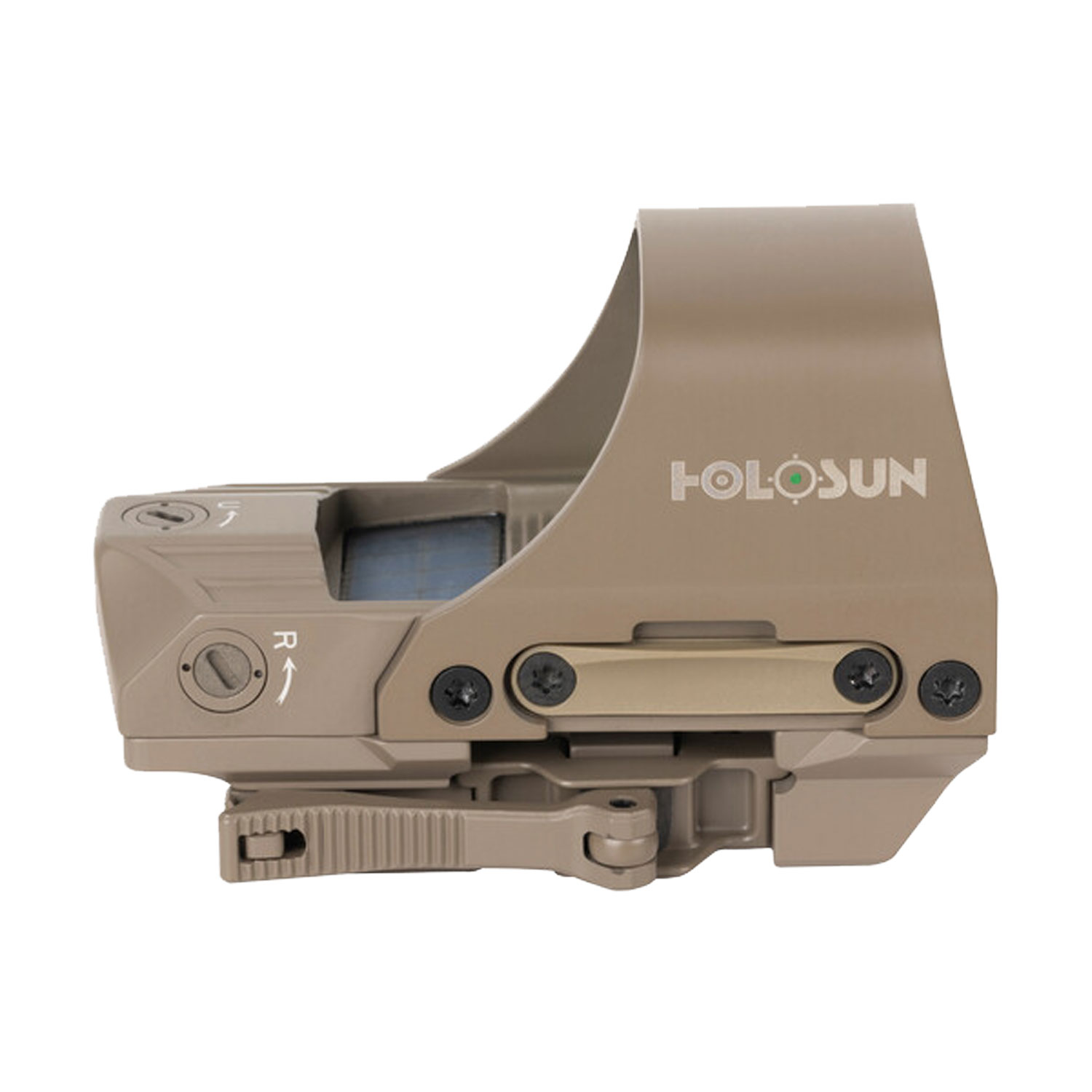 Holosun HE510C-GR Open Reflex Green Dot Sight, Multi-Reticle System, 2 MOA  Dot / 65 MOA Circle, FDE: MGW