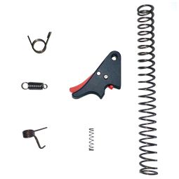 Powder River Precision Springfield Echelon Aluminum Trigger Kit, Black w/ Red Safety