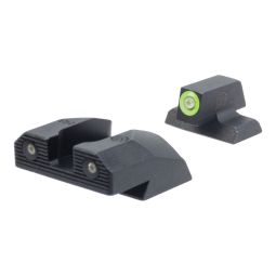 XS Sights R3D 2.0 Green Night Sights for Springfield Armory SA-35, Standard Height