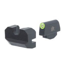 XS Sights S&W K & L Frame .38 / .357 Minimalist Night Sights, For Pinned Front Sight, Green