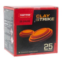 Norma Claystrike 28ga. 2-3/4" 3/4oz. #7.5 Shot Ammunition, 25 Round Box