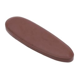 Cervellati Flat Rubber Recoil Pad, 11mm Thick, 80-85mm Hole Spacing, Brown