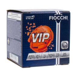 Fiocchi Exacta VIP .410ga. 2-1/2" 1/2oz. #7.5 Shot, 25 Round Box