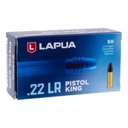 Lapua Pistol King .22LR 40gr. Ammunition, 50 Round Box