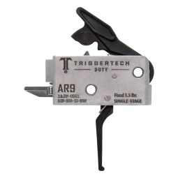 TriggerTech Duty Single Stage AR-9 Trigger, Black Flat Trigger