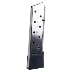 Check-Mate Full Size 1911 10 Round .45 ACP Magazine, Stainless