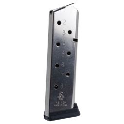 Check-Mate Full Size 1911 8 Round .45 ACP Magazine, Stainless