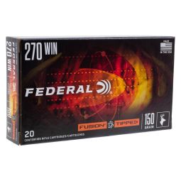 Federal Premium 270 Win. 150gr. Tipped Fusion Ammunition, 20 Round Box