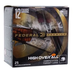 Federal High Over All Competition Target 12ga. 2-3/4'" 1-1/8oz. 2-3/4 Dram #7.5 Shot, 25 Round