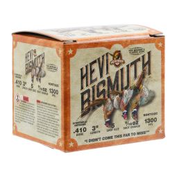 Hevi Shot Hevi-Bismuth Upland 410ga. 3" 9/16oz. #5 Shot, 25 Round Box