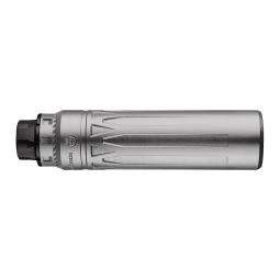 Dead Air Nomad-Ti XC 7.62mm Suppressor, XENO Mount, Silver