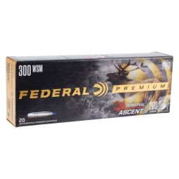 Federal Premium 300 WSM 200gr. Terminal Ascent Ammunition, 20 Round Box