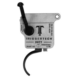 TriggerTech Rem 700 Duty Trigger, Right Handed, Black Curved Trigger