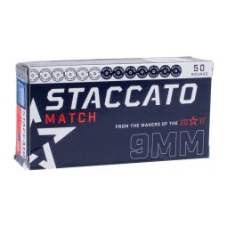 Staccato 2011 9MM 125gr HAP Match, 50 Rounds